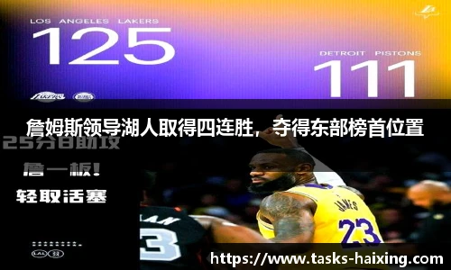 詹姆斯领导湖人取得四连胜,夺得东部榜首位置